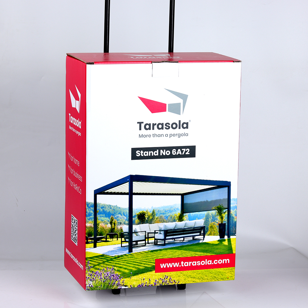 展会博览会专用广告利器纸板拉杆箱