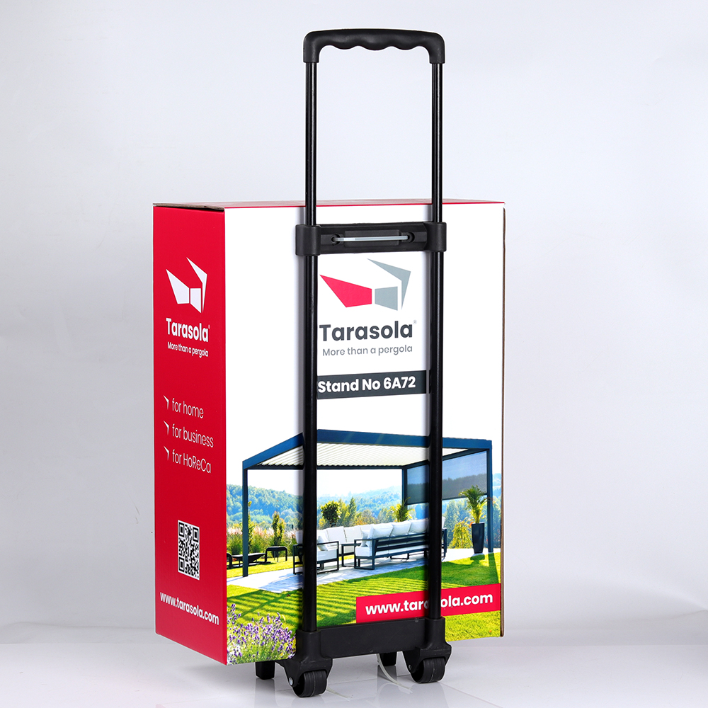 展会博览会专用广告利器纸板拉杆箱