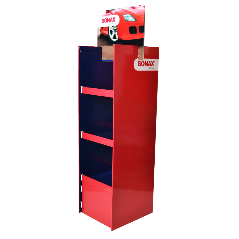 彩色卡通玩具纸展示架汽车模型摆放纸货架定制 彩色卡通玩具纸展示架汽车模型摆放纸货架定制