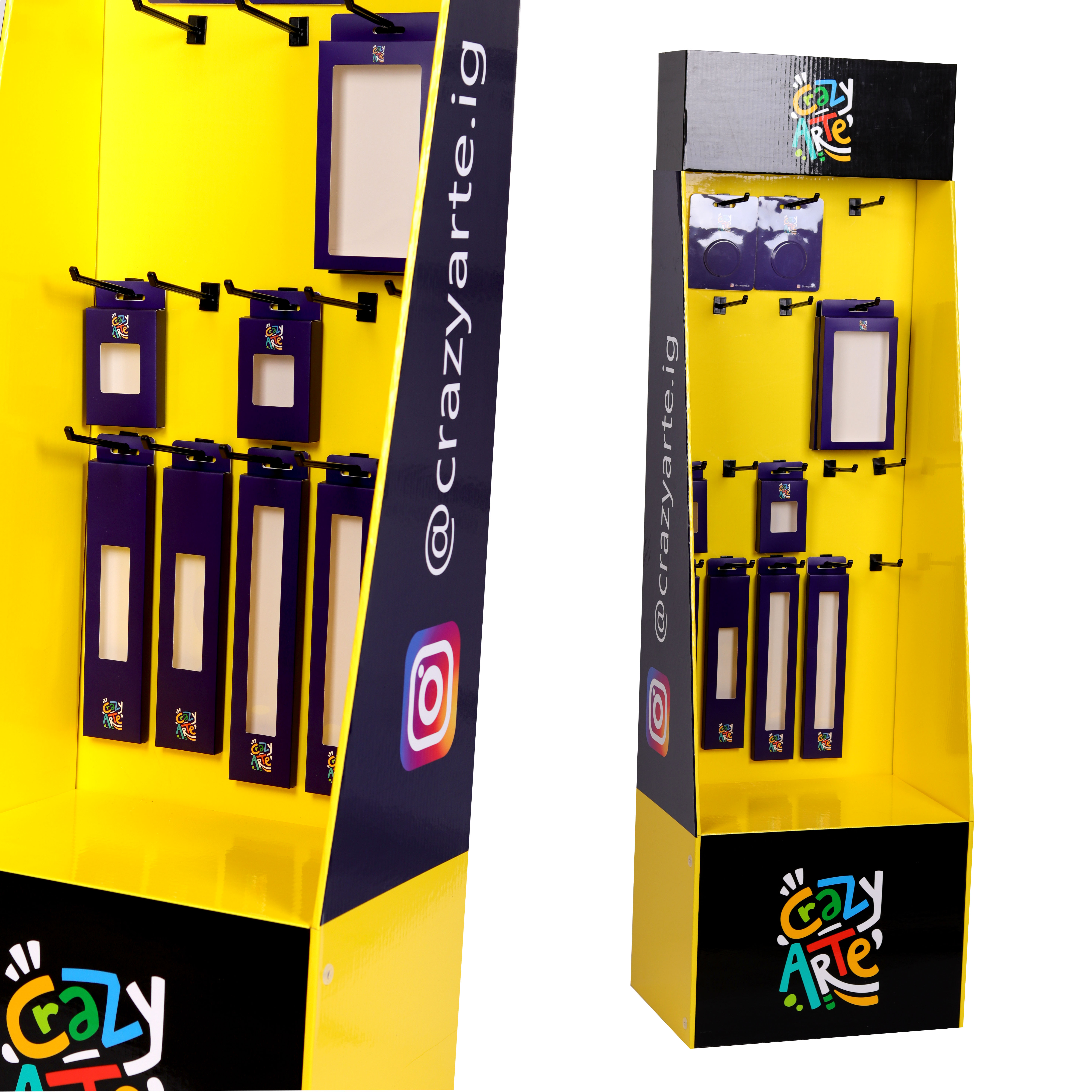 工厂直供数据线挂钩式纸展示架3C配件纸展示架