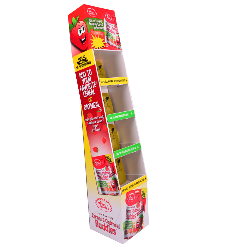 深圳工厂专业定制纸板层式展示架面膜展示架