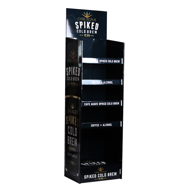 咖啡罐头啤酒饮料展示架纸板陈列架 咖啡罐头啤酒饮料展示架纸板陈列架