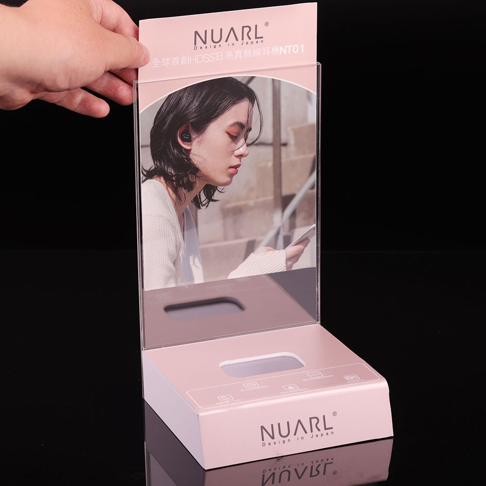 商超无线耳机亚克力桌面展示架 商超无线耳机亚克力桌面展示架