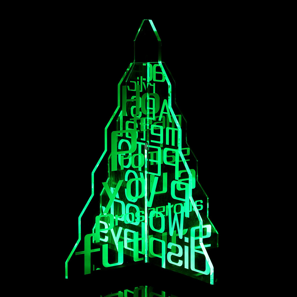 桌面发光亚克力广告架展示架定制