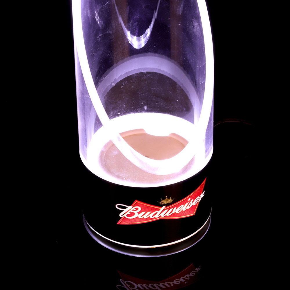 定制亚克力单瓶酒架桌面发光展示架 定制亚克力单瓶酒架桌面发光展示架