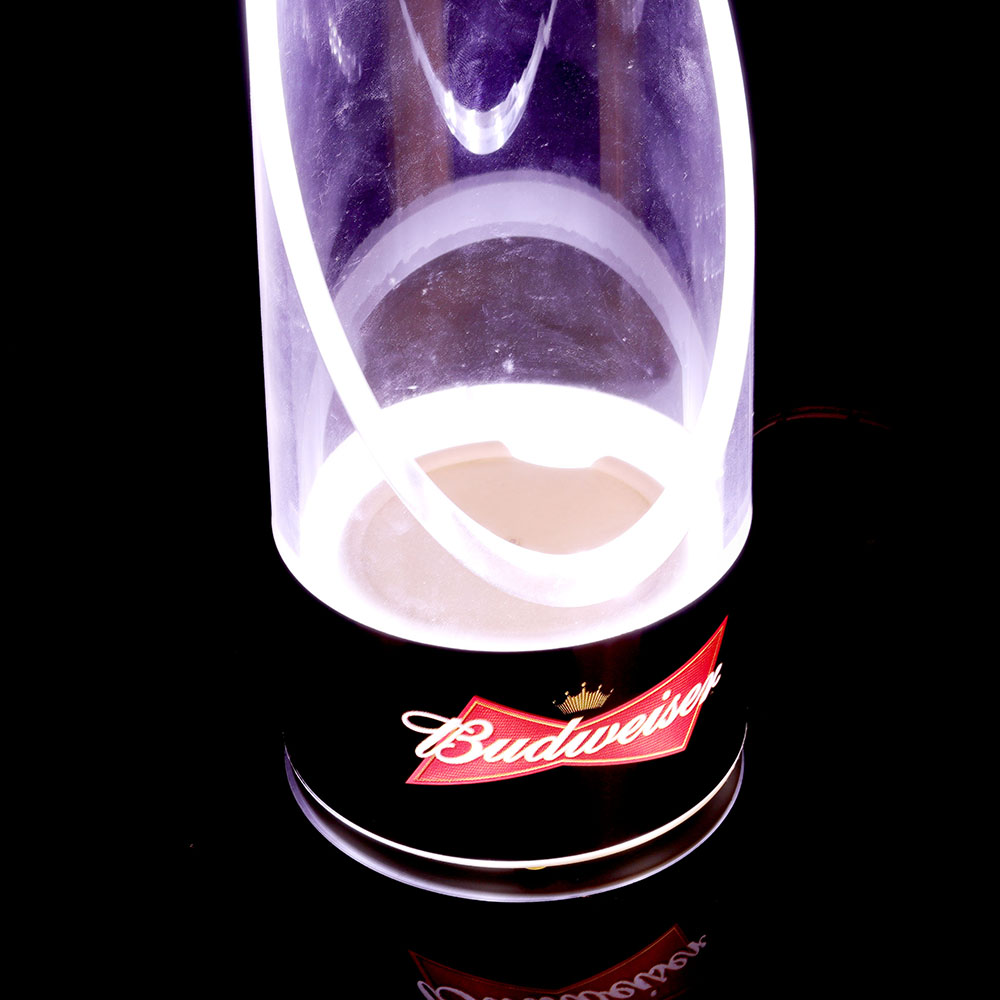 定制亚克力单瓶酒架桌面发光展示架 定制亚克力单瓶酒架桌面发光展示架