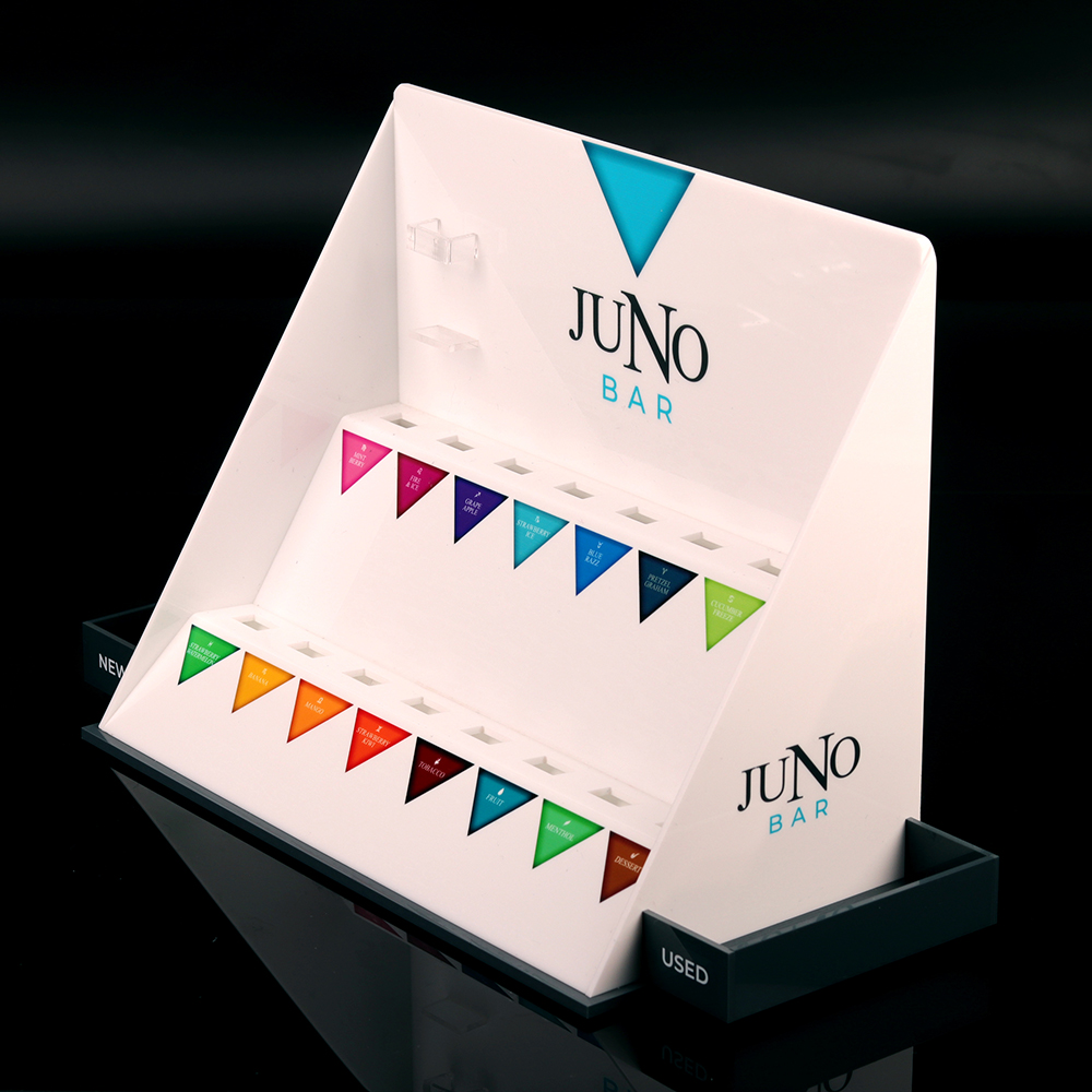 酒吧KTV桌面亚克力电子烟小展示架台面展示盒定制印刷