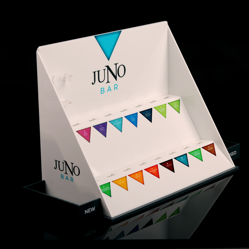 酒吧KTV桌面亚克力电子烟小展示架台面展示盒定制印刷