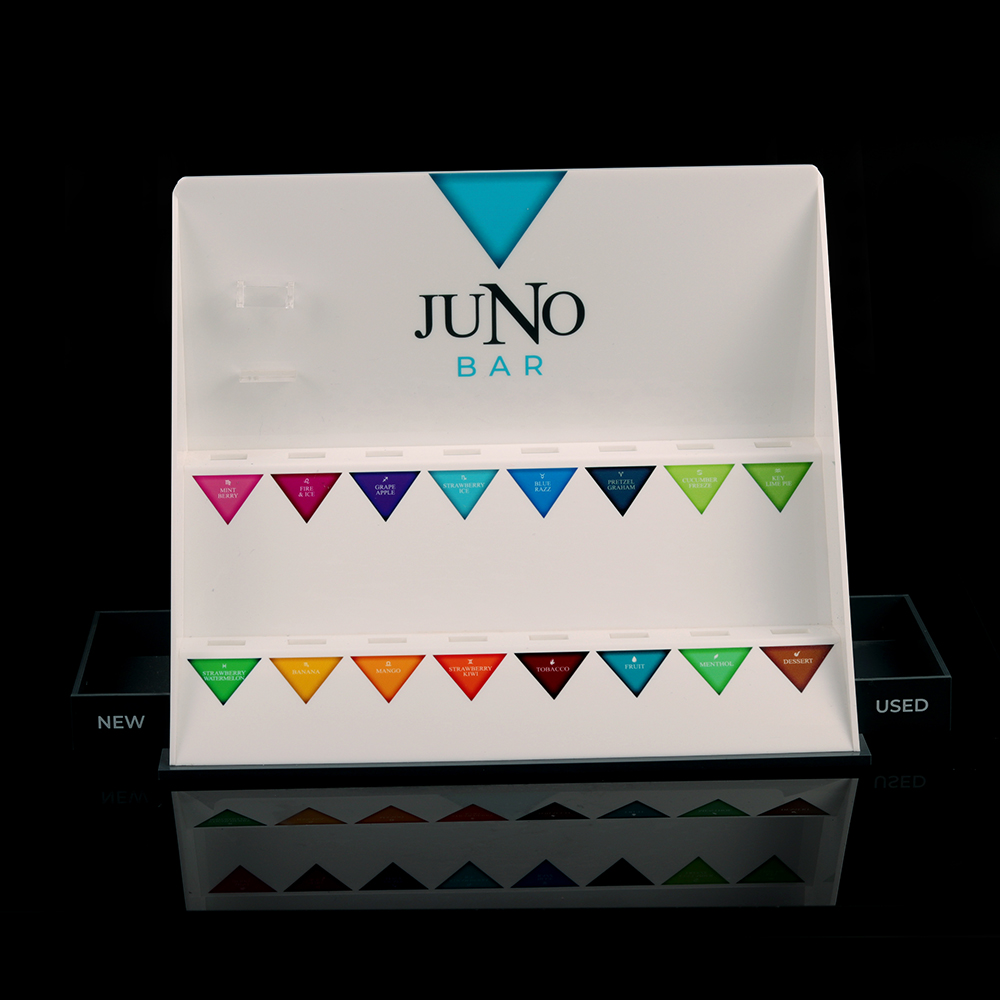 酒吧KTV桌面亚克力电子烟小展示架台面展示盒定制印刷