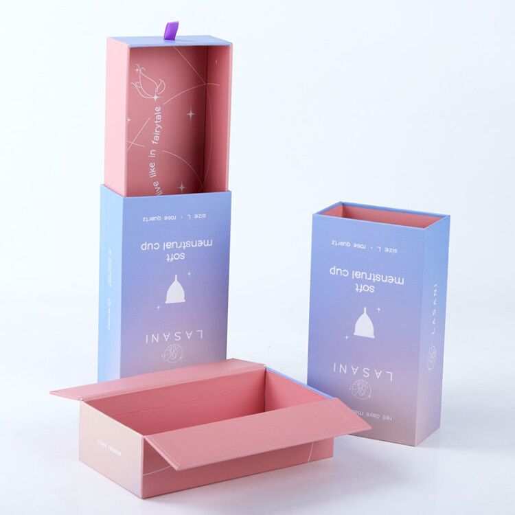 定制高质量月经杯包装抽屉礼盒