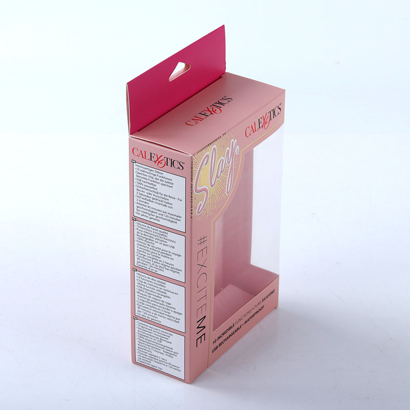 工厂专业定制带有PVC透明窗口的高端卡纸包装礼盒美妆用品包装盒
