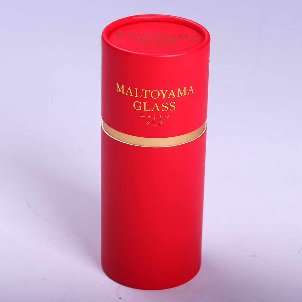 定制圆筒盒包装豪华红色纸质圆筒包装酒盒‌酒杯包装礼盒