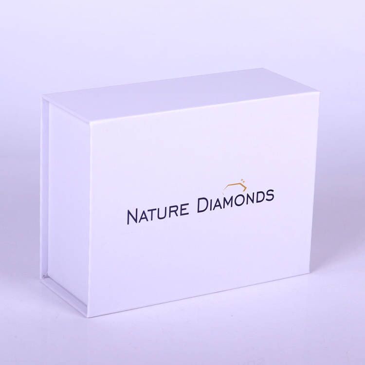 厂家批发定制豪华包装礼盒纯白色书型翻盖纸质礼盒