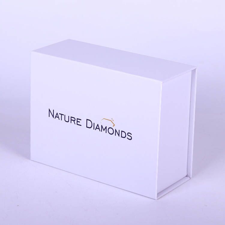 厂家批发定制豪华包装礼盒纯白色书型翻盖纸质礼盒