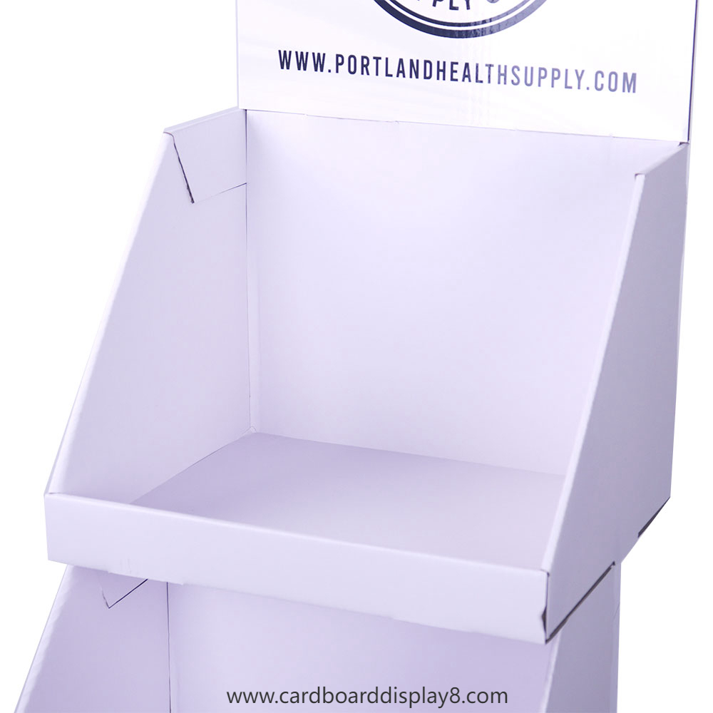 个性化品牌定制瓦楞纸落地展示架