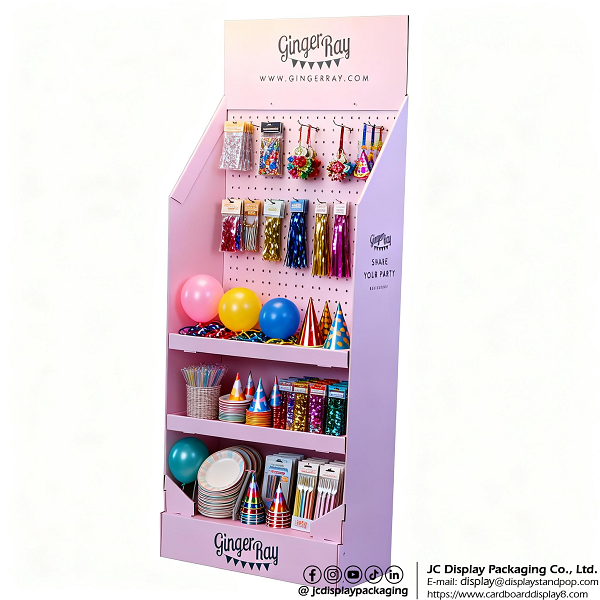 深圳实力工厂免费设计纸展示架商超陈列架宠物用品展示架