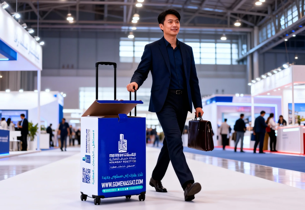 展会神器：带拉杆的纸箱，让您的展品运输更轻松