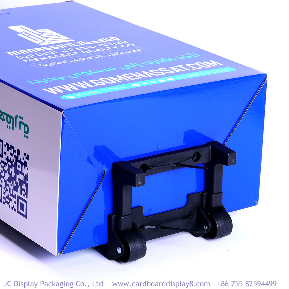 展会神器：带拉杆的纸箱，让您的展品运输更轻松