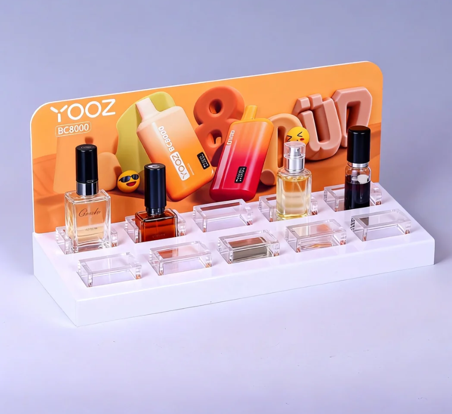 定制高档亚克力美妆展示盒