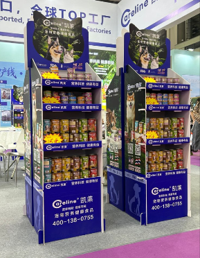 专业定制宠物用品雪弗板展示架