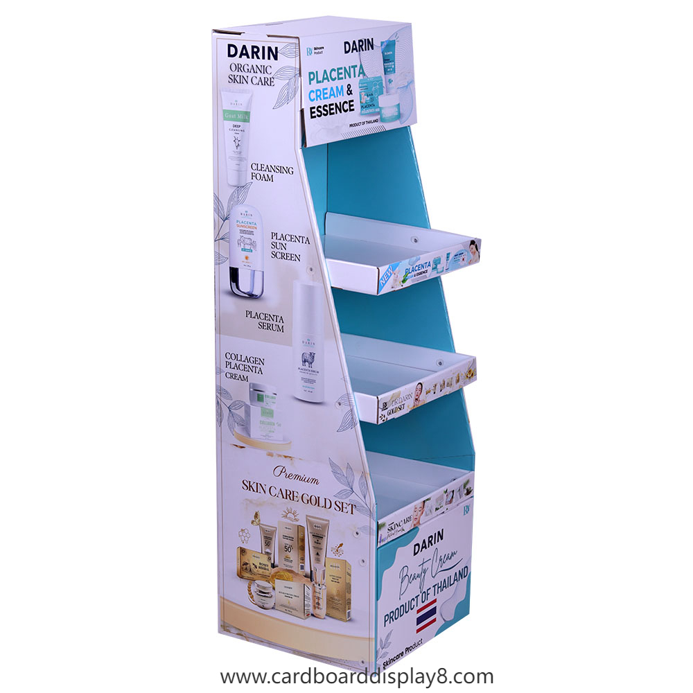 定制款DARIN品牌落地式瓦楞纸展示架