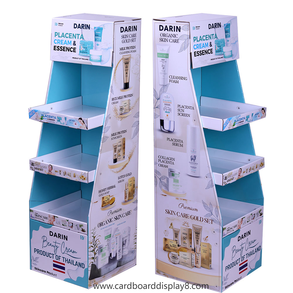 定制款DARIN品牌落地式瓦楞纸展示架