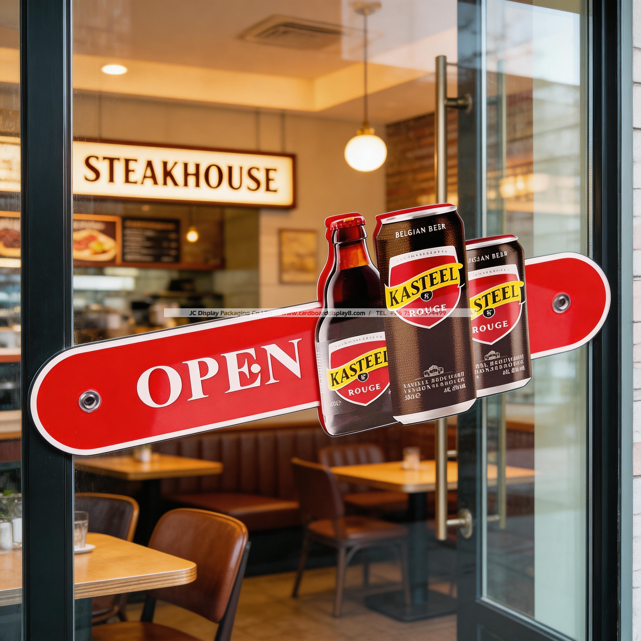 专业定制开门关门亚克力门牌工厂