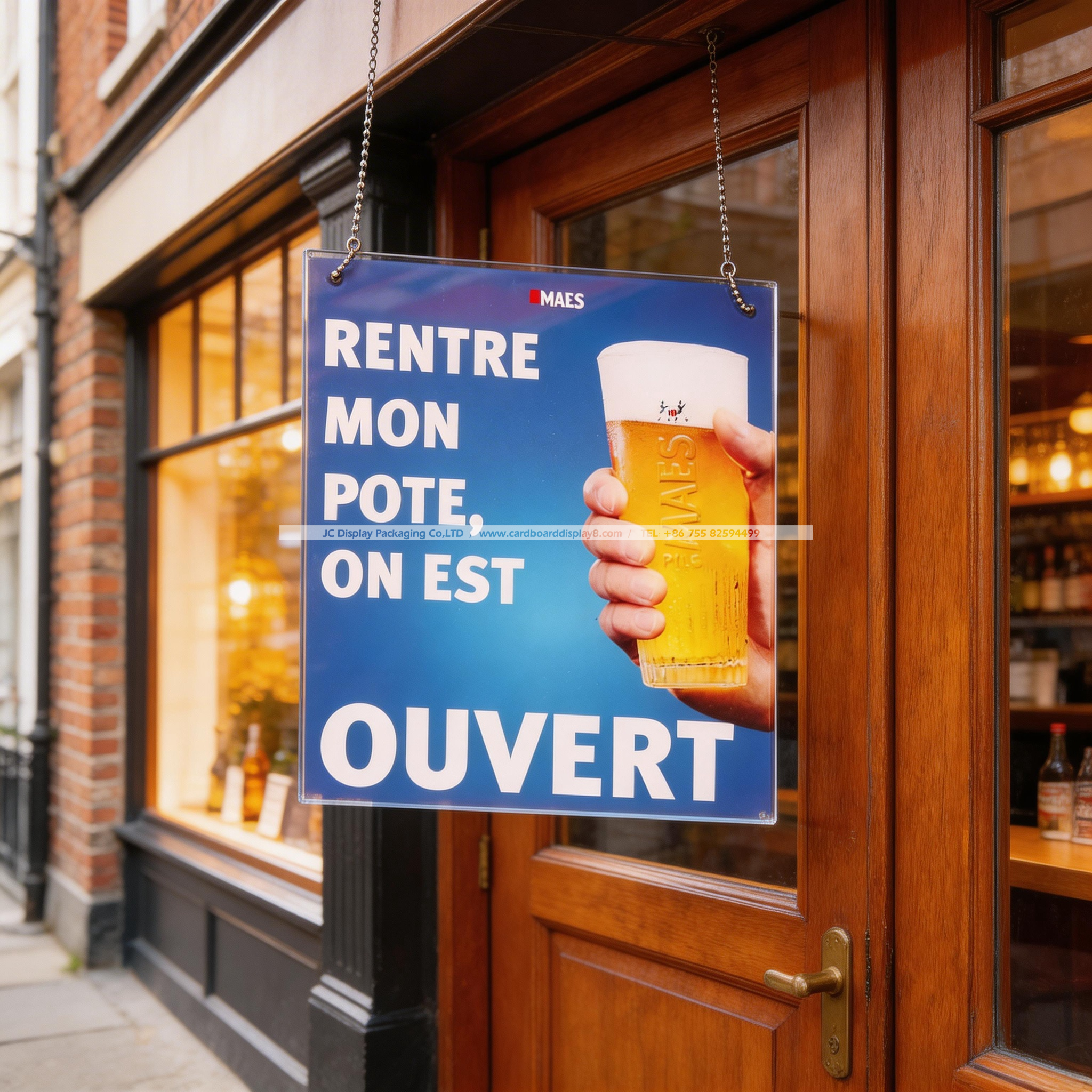 专业定制开门关门亚克力门牌工厂