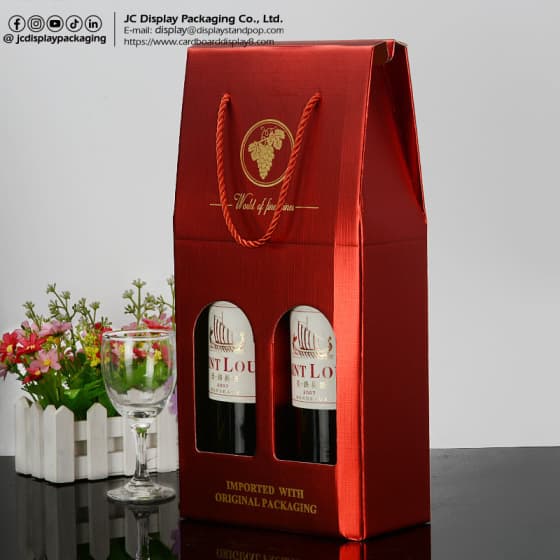 简约环保的红酒包装盒可定制款(图3)