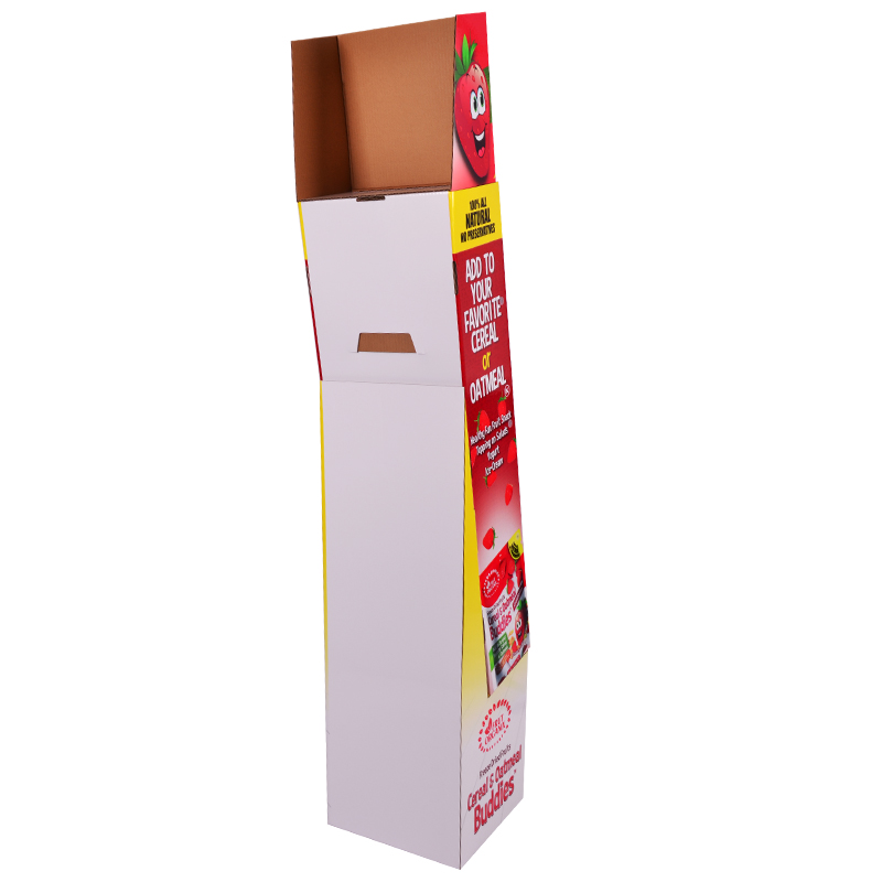 定制面膜护肤品瓦楞纸货架层式展示架