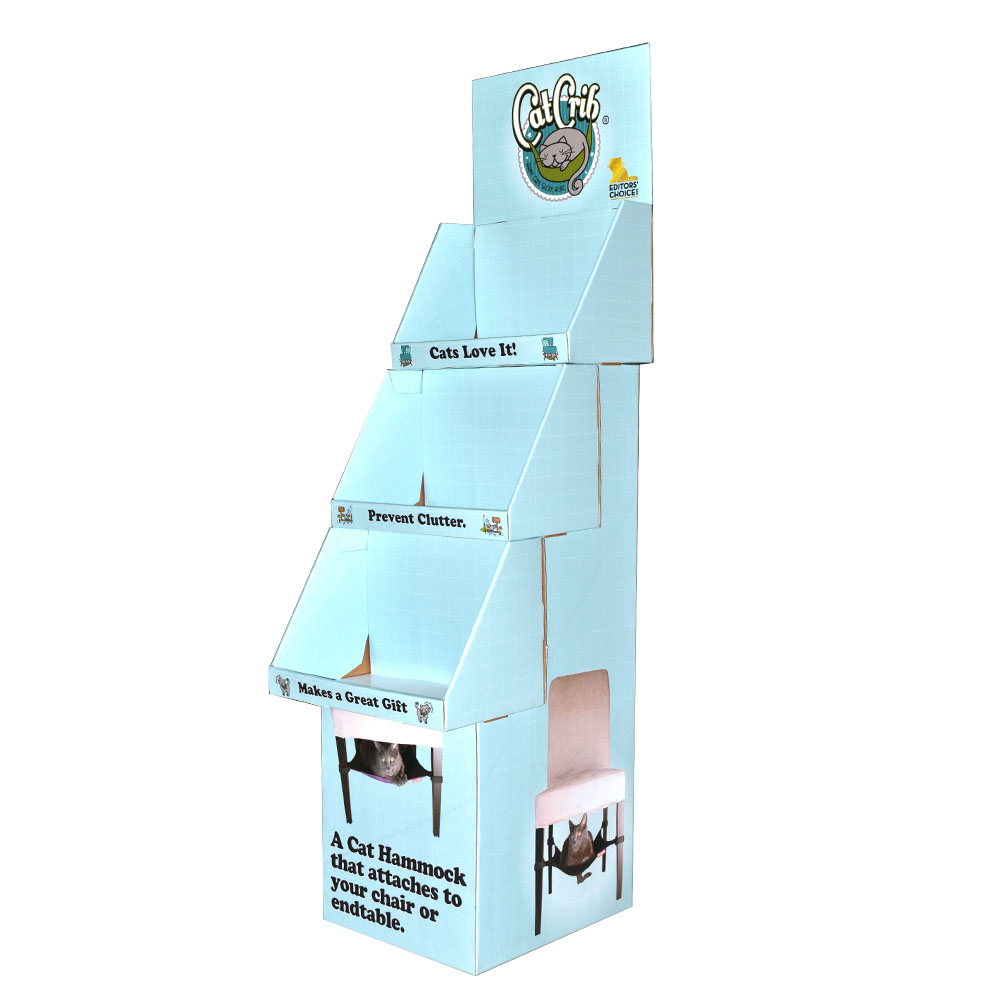 宠物用品宠物食品展示架纸板陈列展示架