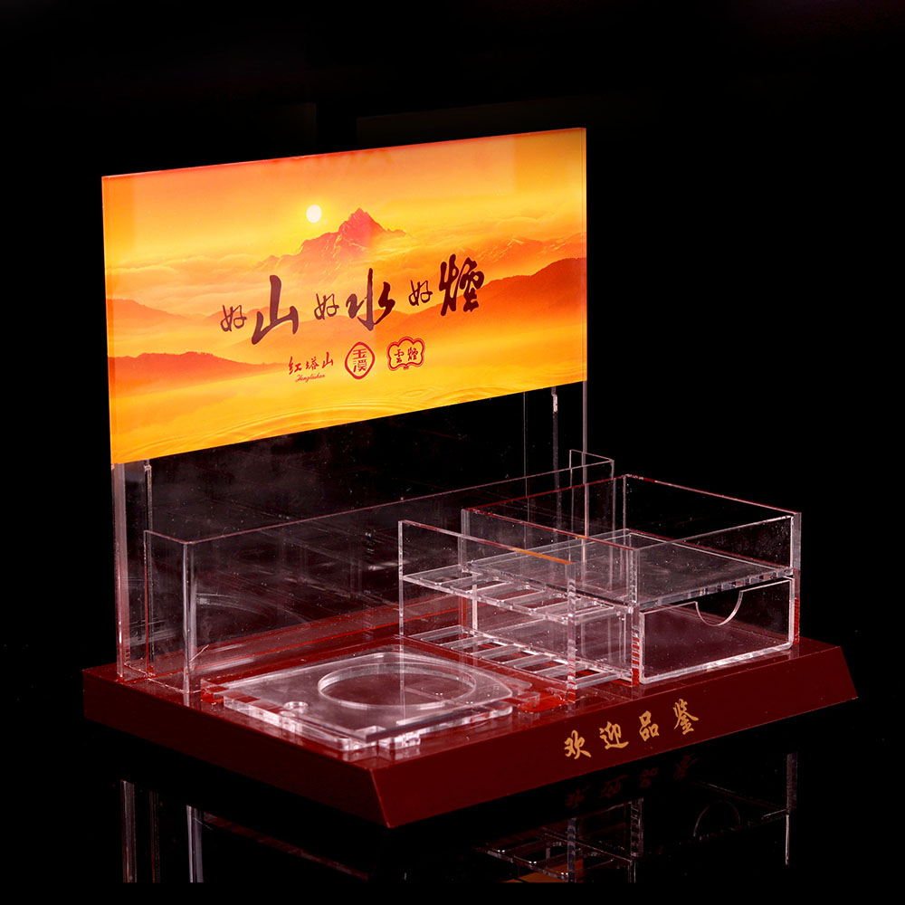 高质量亚克力灯具桌面展示架批发定制