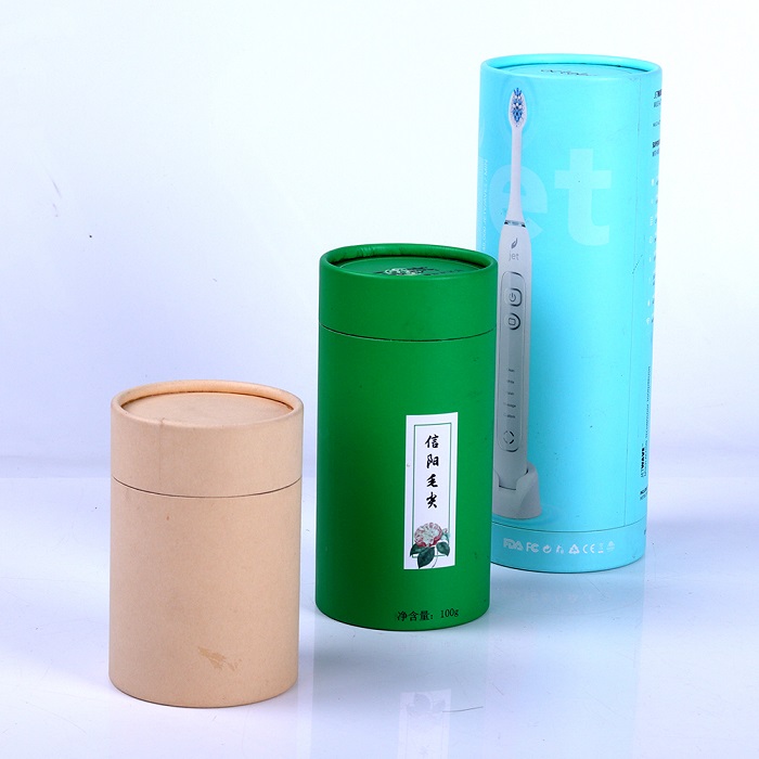 深圳源头工厂定制印刷高质量圆筒纸盒茶叶包装盒