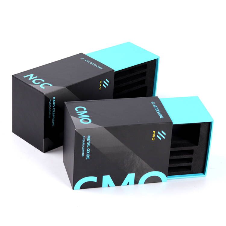 UV logo汽车用品包装纸质抽屉礼盒定制