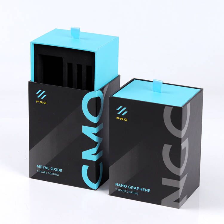 UV logo汽车用品包装纸质抽屉礼盒定制
